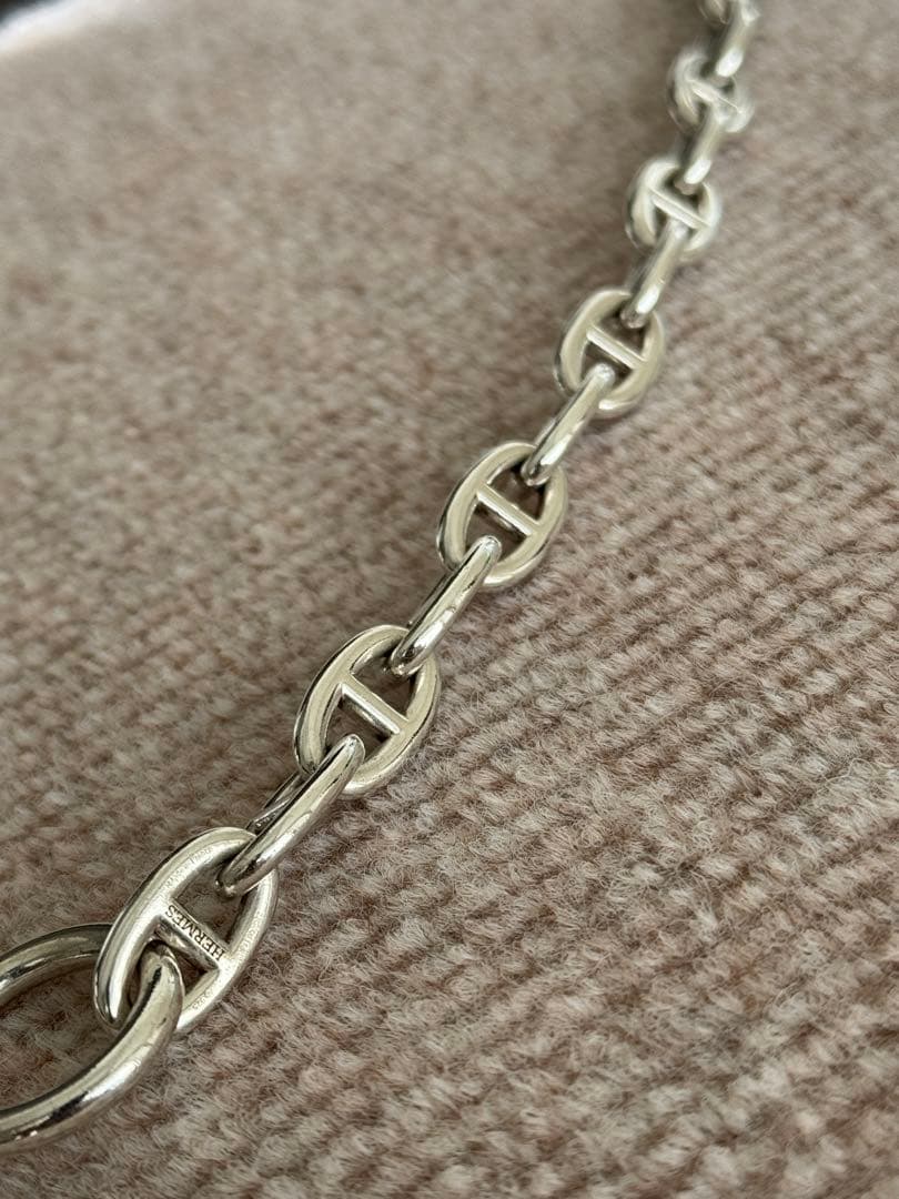 【本物保証・鑑定書付】HERMÈSシェーヌダンクル ＧＭ13コマ エルメス