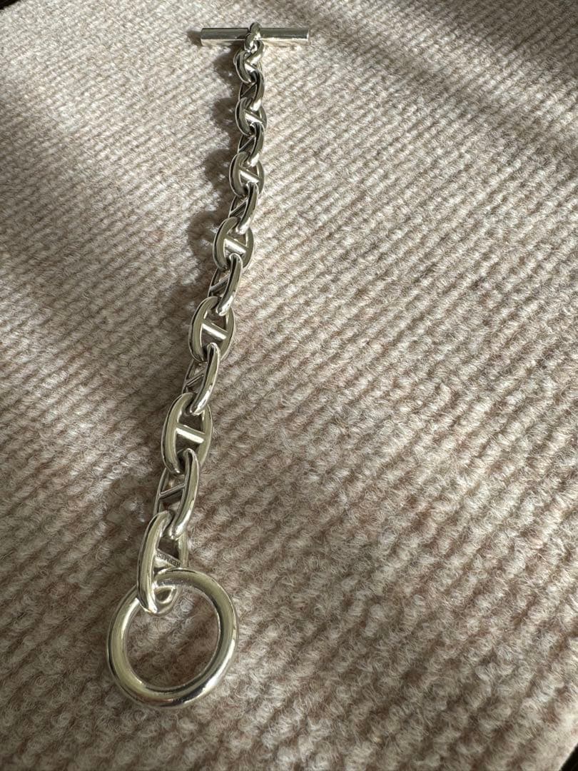 【本物保証・鑑定書付】HERMÈSシェーヌダンクル ＧＭ13コマ エルメス