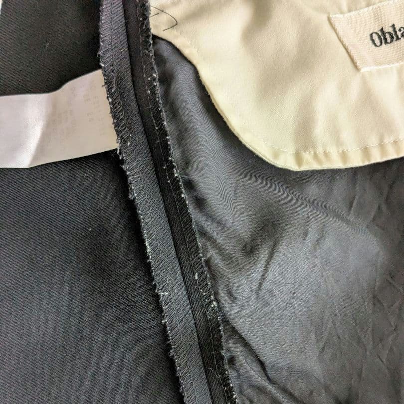 Oblada オブラダ シンチ OFFICER PANTS パンツ 24 黒