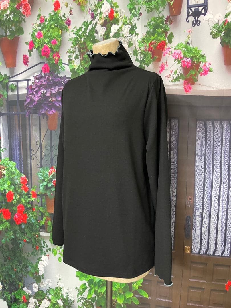 ニッキー217【丈短め】裏起毛で暖か♪メッシュAラインTU(KH)