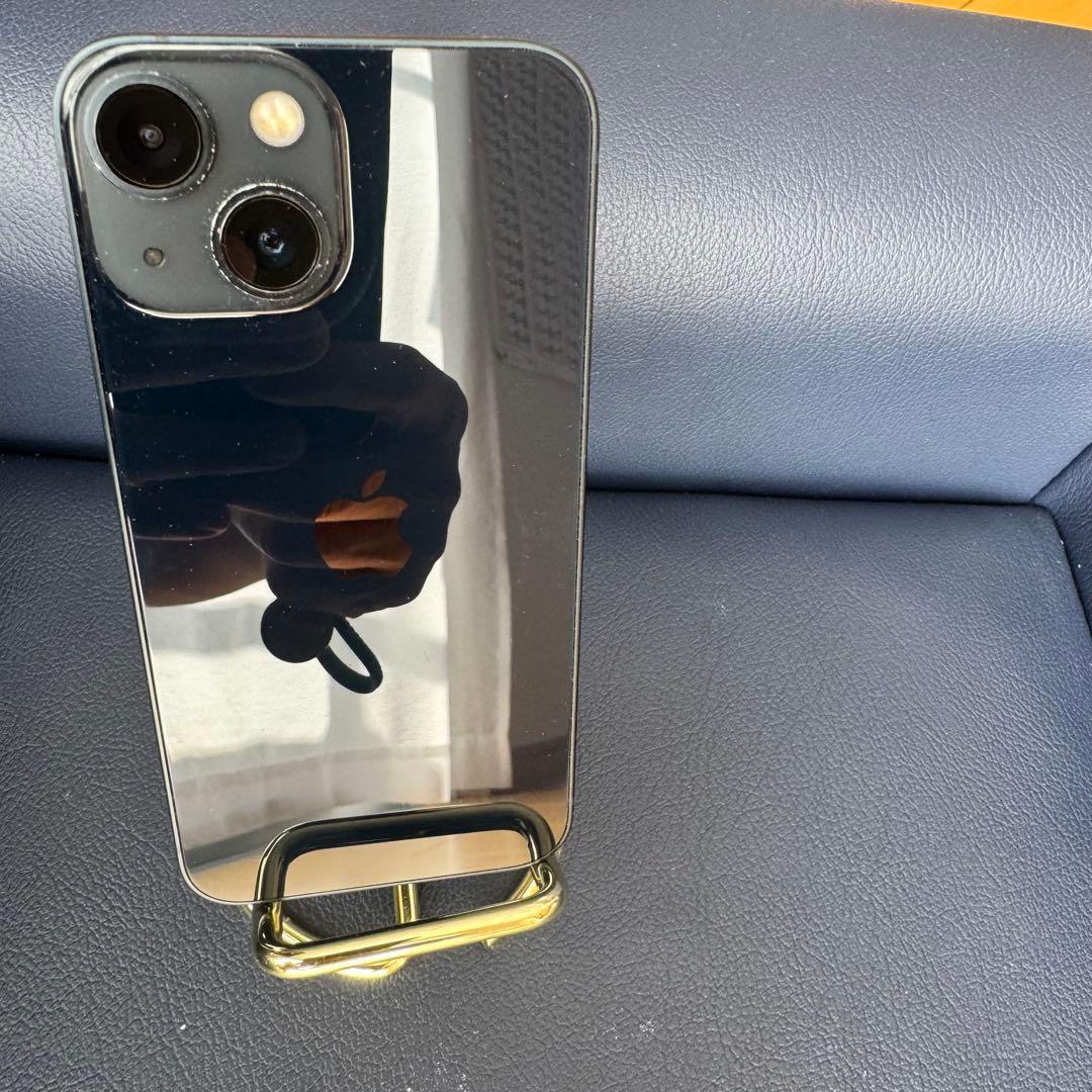 iPhone 13 mini、ミッドナイト、バッテリー最大容量100%