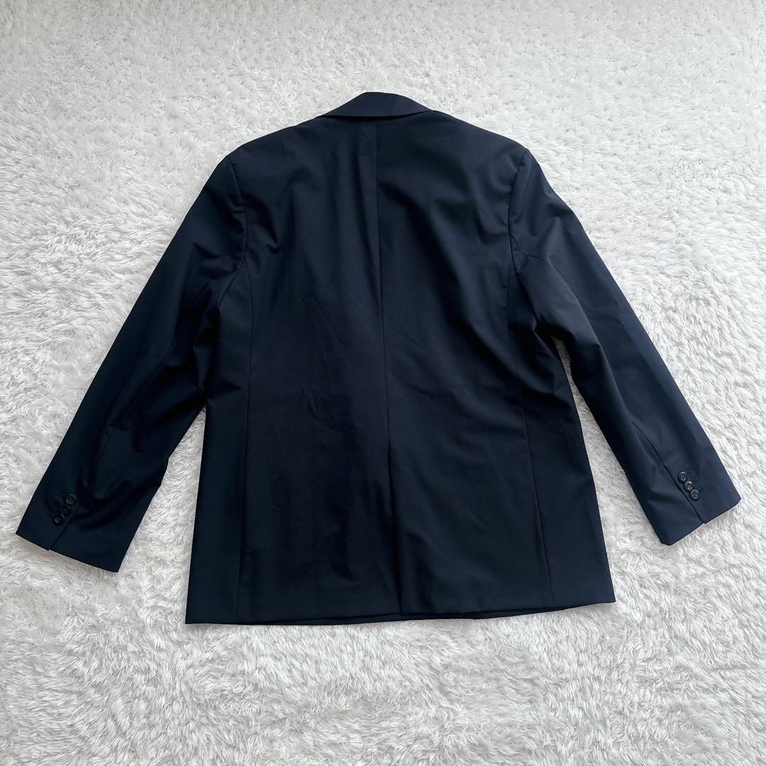 ◯【未使用級】JS オケージョン　トロストレッチジャケット　スカート　ネイビー