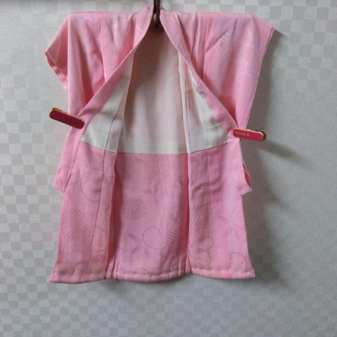 アンティーク古布着物　人形着物　市松人形着物　重ね着つき