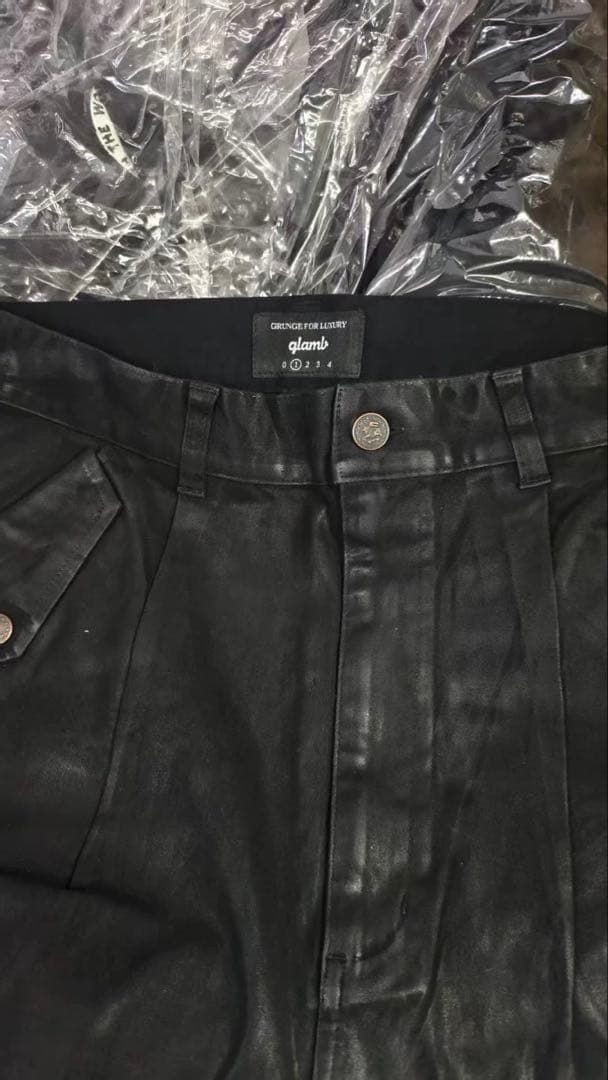 glamb シモンパラフィンジョッパーズ 黒 サイズ1