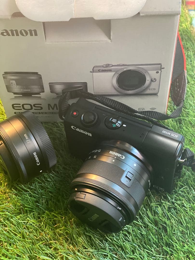美*咲様 未使用！超美品！ Canon EOS M100 EF-M15と単焦点広