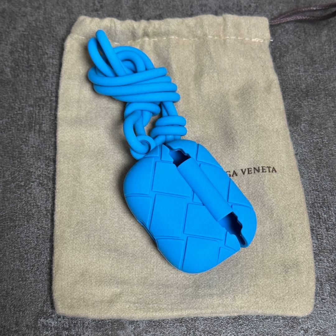 airpods pro ケース Bottega ターコイズブルー ストラップ