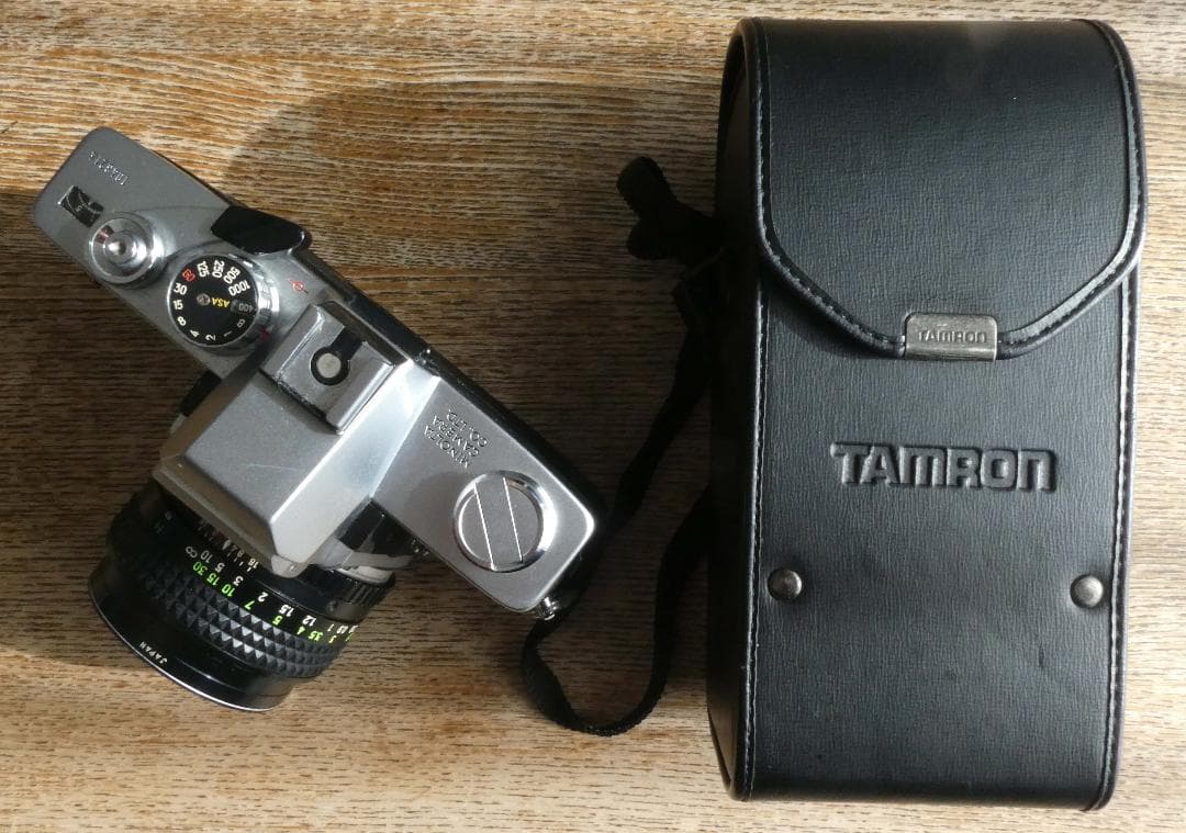 ミノルタカメラ・SRT・SUPER【フイルムカメラ】TAMRON望遠レンズ付