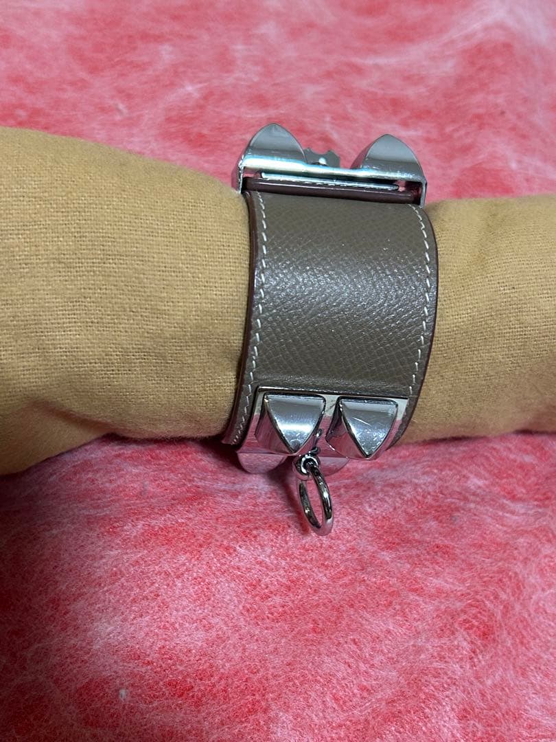 t*u様 刻印あり　スタッズレザー ブレスレット