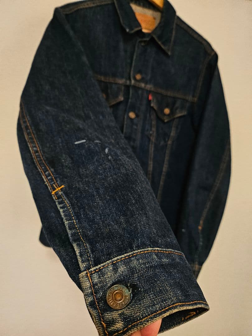 60s BIG E 70505 真っ紺 USA製 ヴィンテージ BIGサイズ