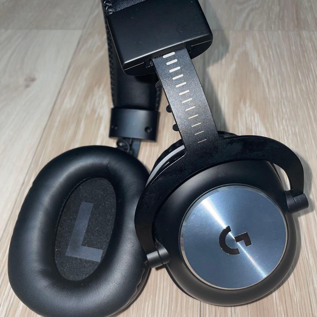 【美品】Logicool G PRO X ワイヤレス ゲーミングヘッドセット