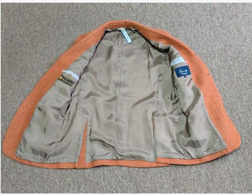 【極美品】papas　プラス　メンズ　L　ロロピアーナ　ジャケット　カシミヤ混