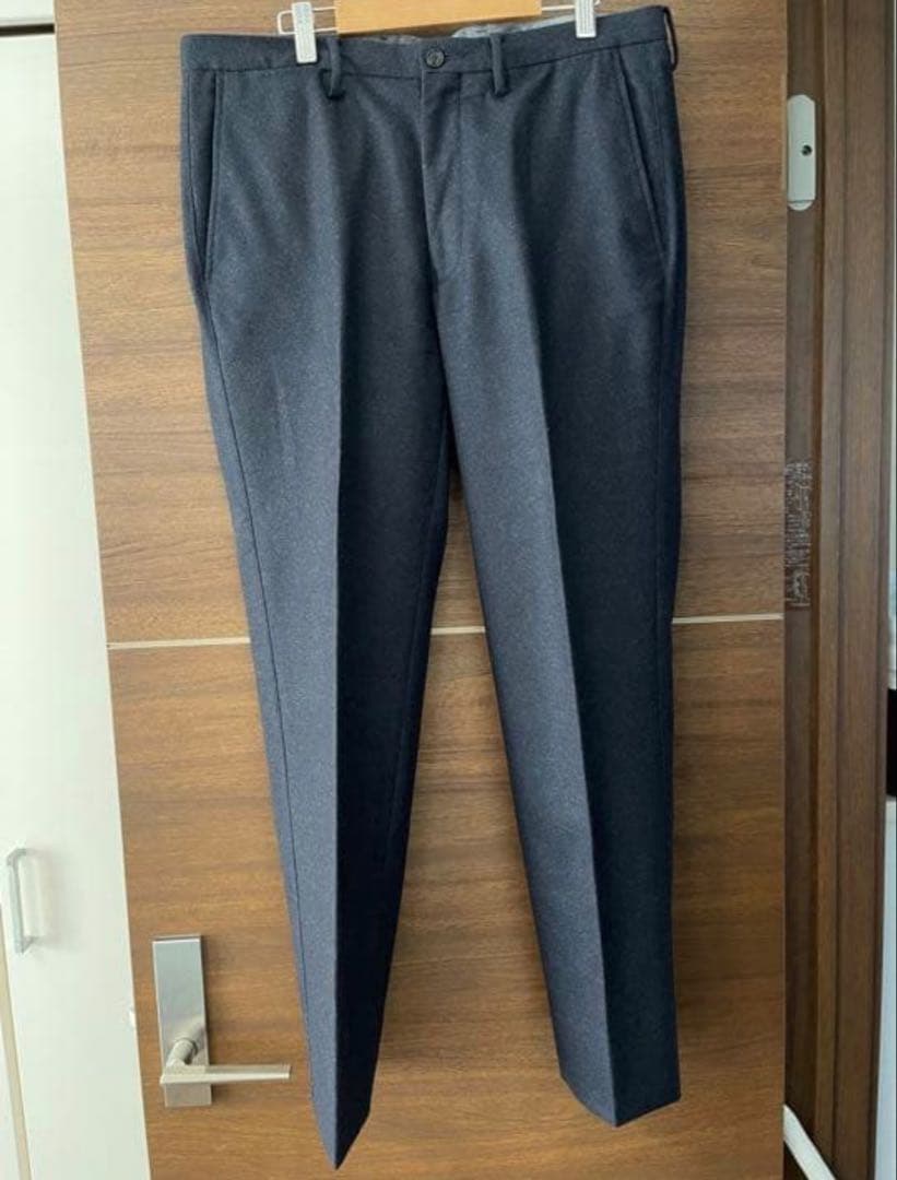 シップス　フランネルセットアップスーツ ネイビー