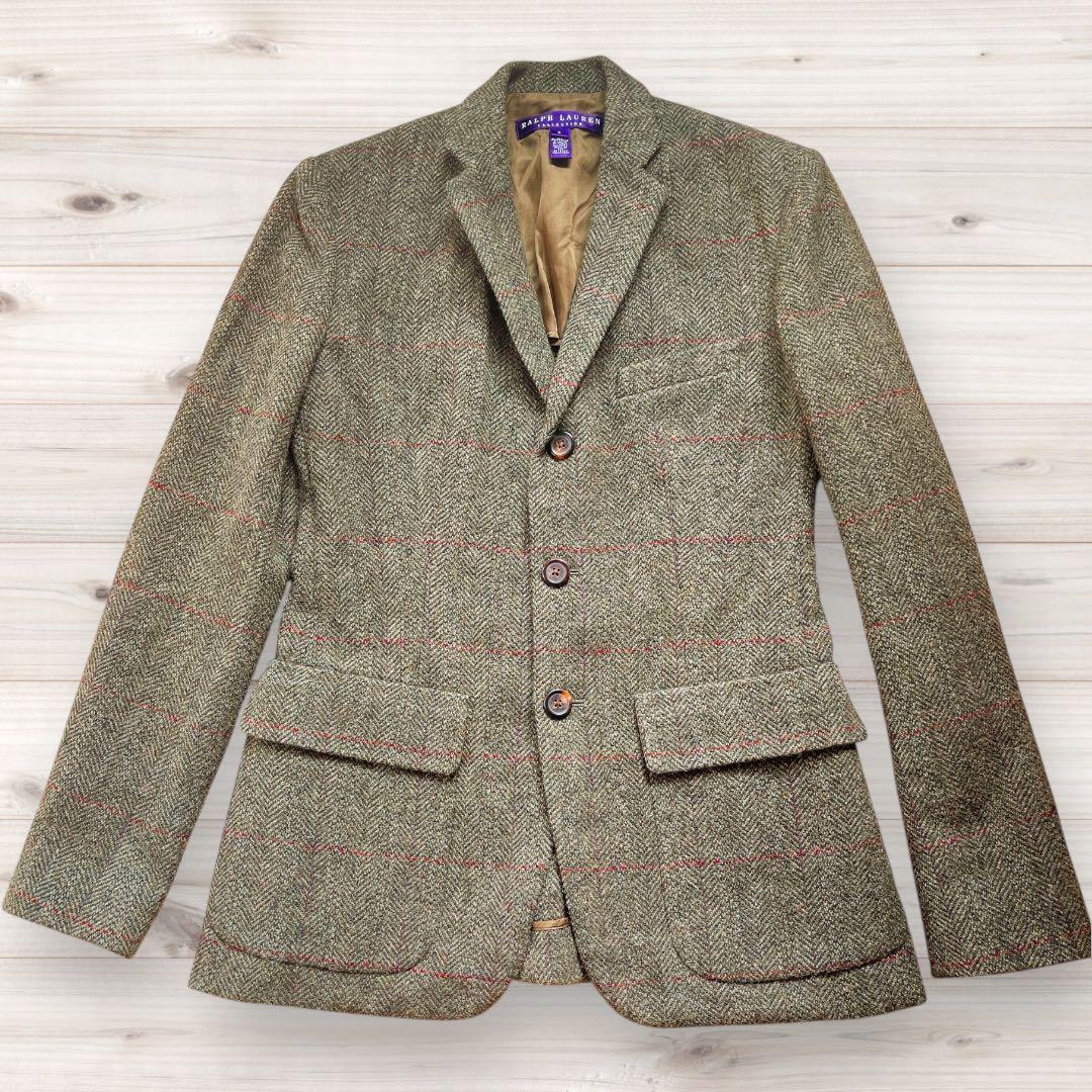 【美品】ラルフローレンコレクション パープルレーベル テーラドジャケット S