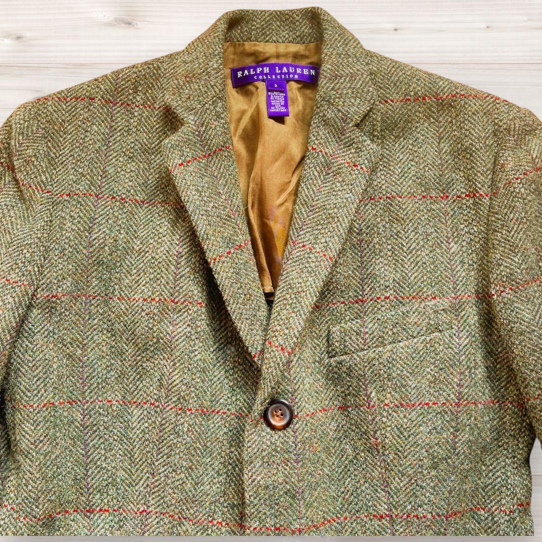 【美品】ラルフローレンコレクション パープルレーベル テーラドジャケット S