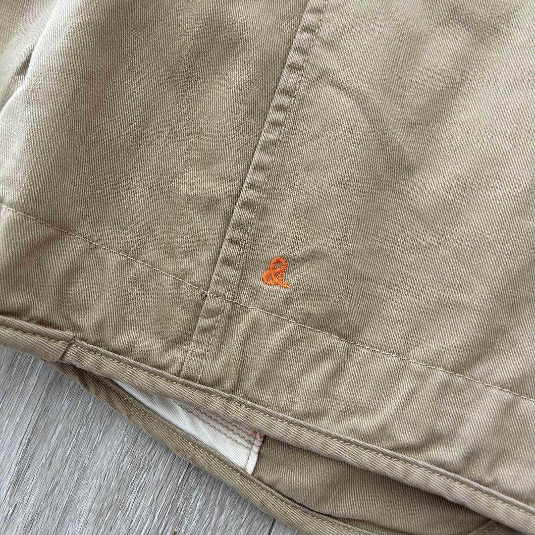 45RPM コットン テーラードジャケット カバーオール ベージュ 4 裏地カモ