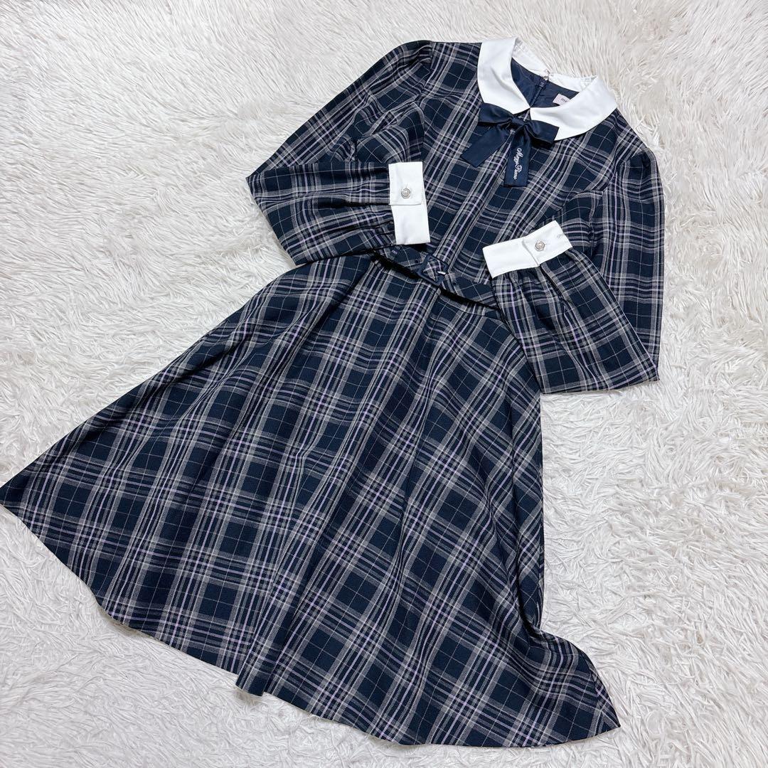 メゾピアノジュニア L160 LL165 フォーマル セレモニースーツワンピース