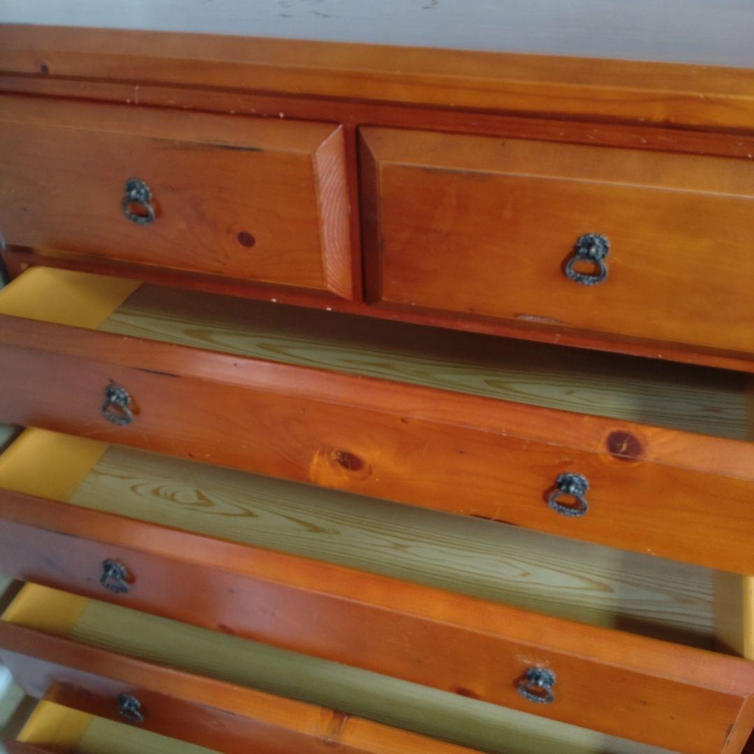 アンティーク風　木製タンス