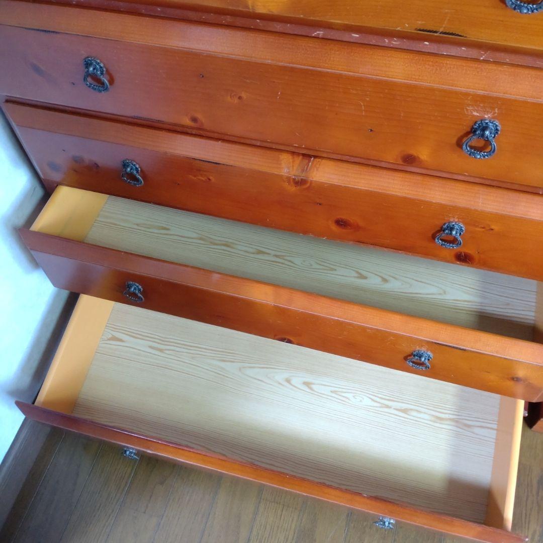 アンティーク風　木製タンス