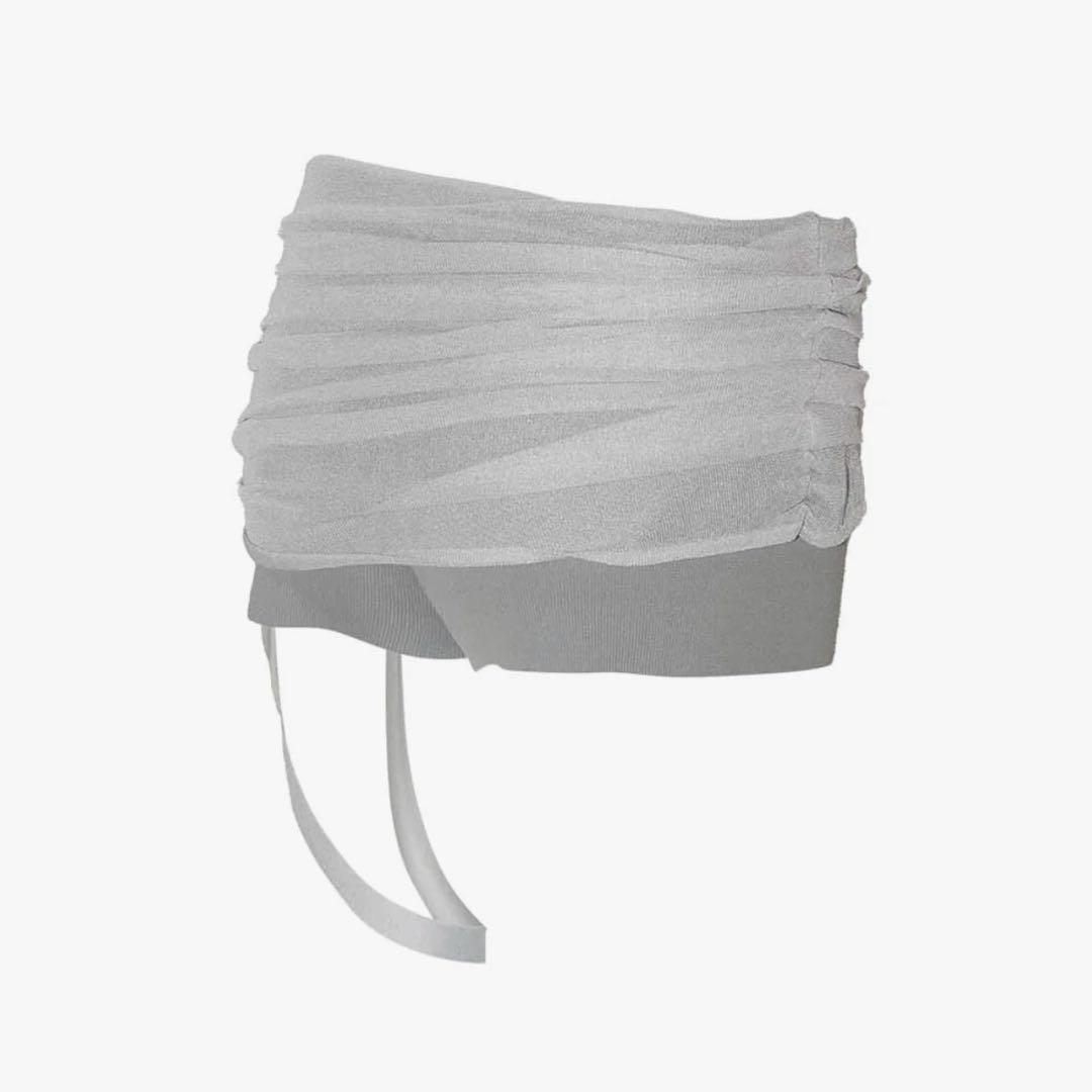 パンツ THEREDTHREAD S gather knit shorts