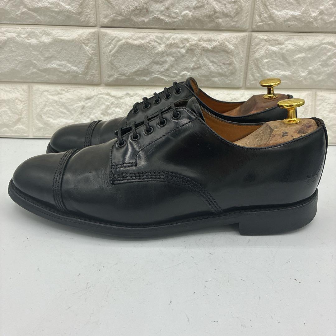 【名品】サンダース 1128B ミリタリーダービーシューズ 7 ブラック