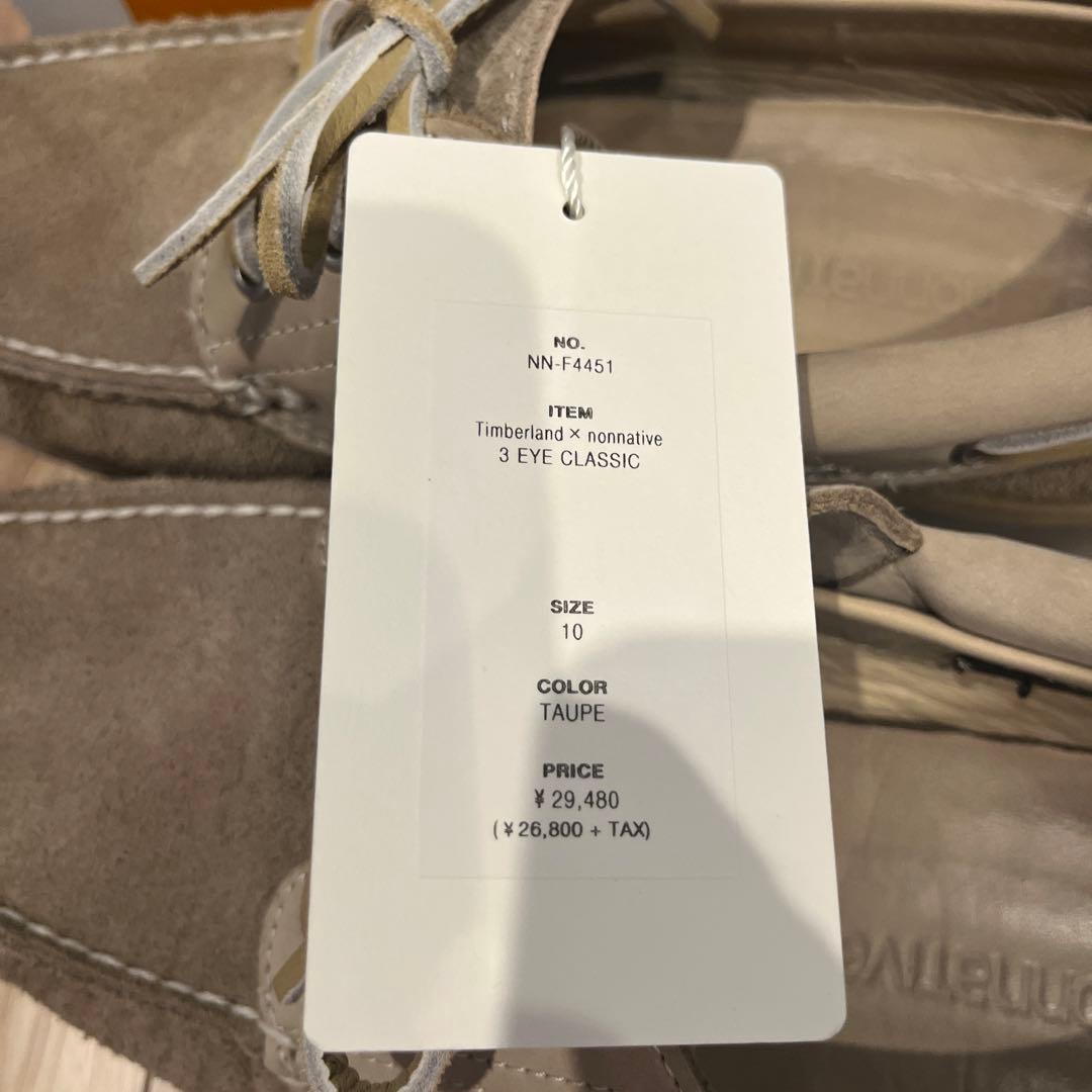 靴 Timberland nonnative 3 eye 10 28