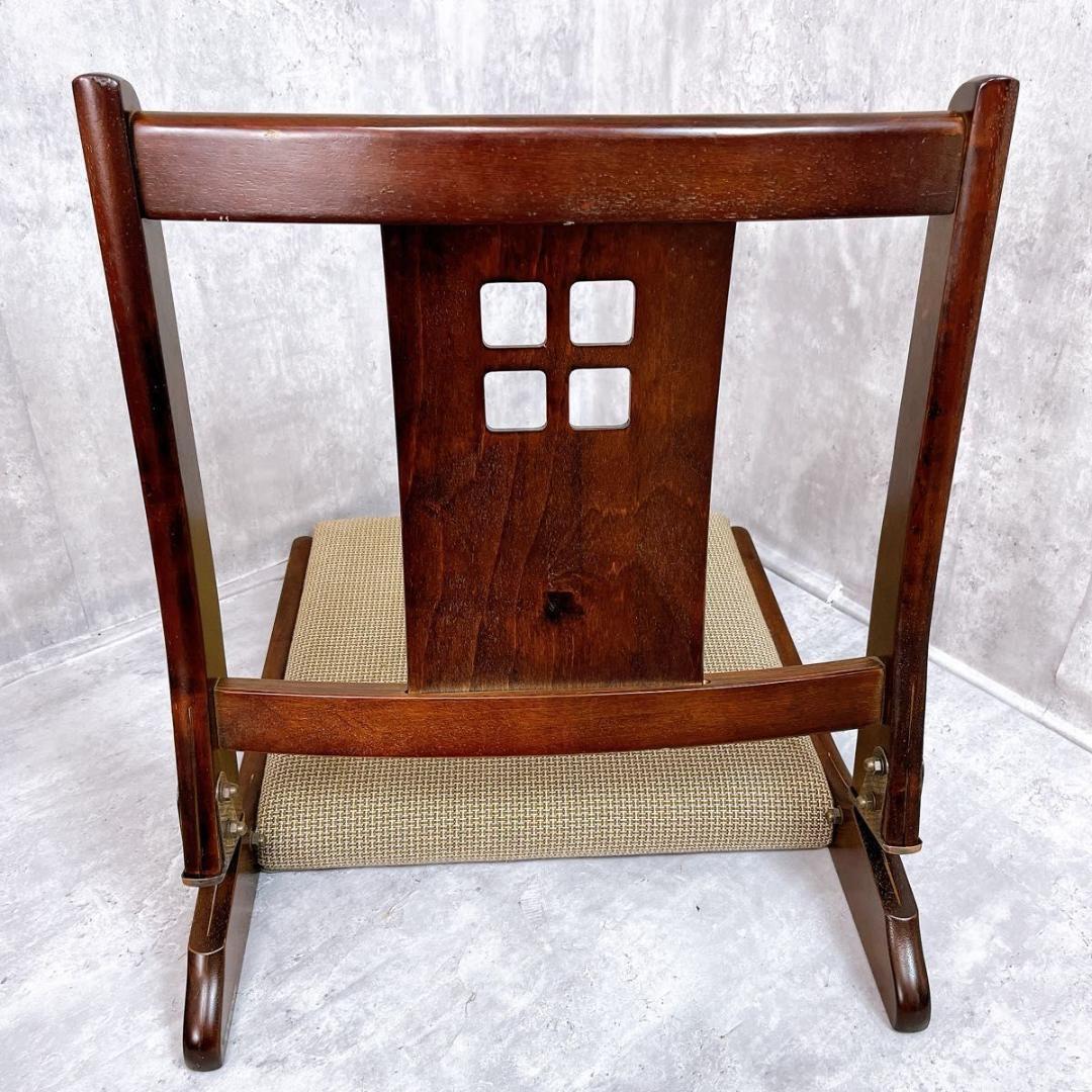 【美品】光製作所 hikari 折りたたみ座椅子 ２脚 和室 旅館 昭和レトロ