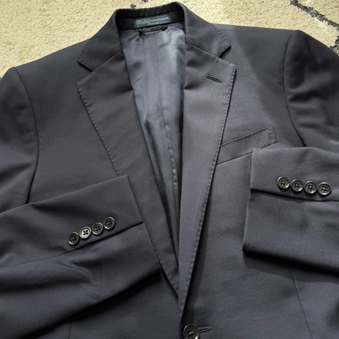 ポロバイラルフローレン　スーツ　セットアップ　ネイビー　イタリア製