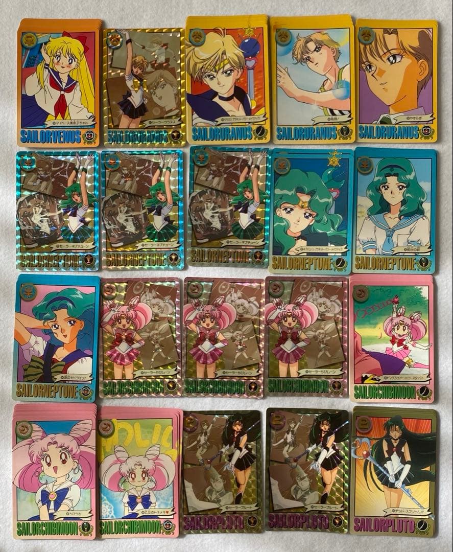 セーラームーンS、 S S カード 134枚　美少女戦士 バンダイ　平成レトロ