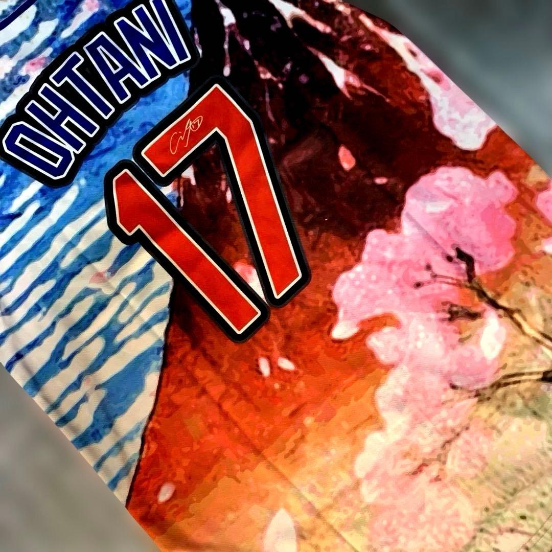 大谷翔平　ドジャース　ジャパニーズヘリテージナイトⅡ　桜吹雪ユニフォーム　激レア