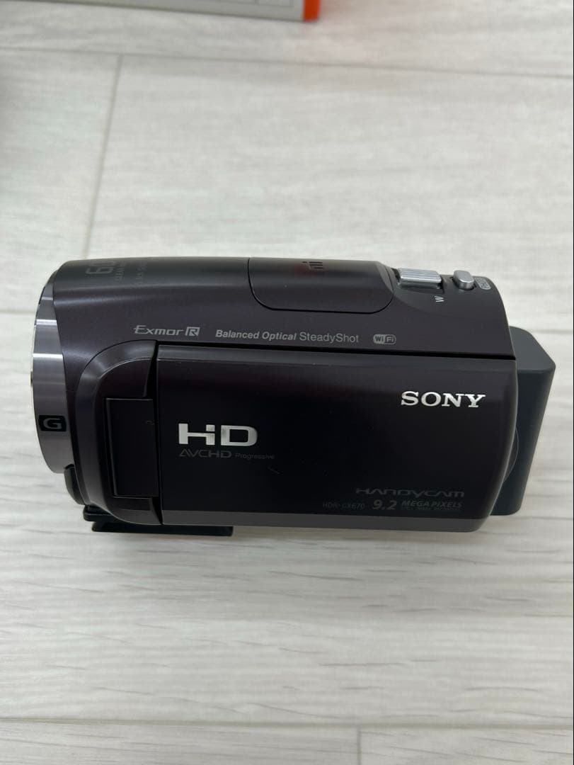 【ビデオカメラ】SONY HDR-CX670