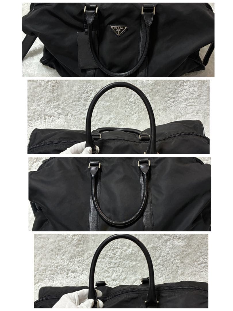 PRADA プラダ　ボストンバック　2way ナイロン　三角ロゴ