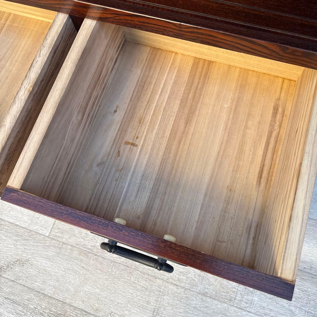 駿河随　食器棚 和風 和室 水屋箪笥 水屋タンス 引き戸 膳戸棚 無垢