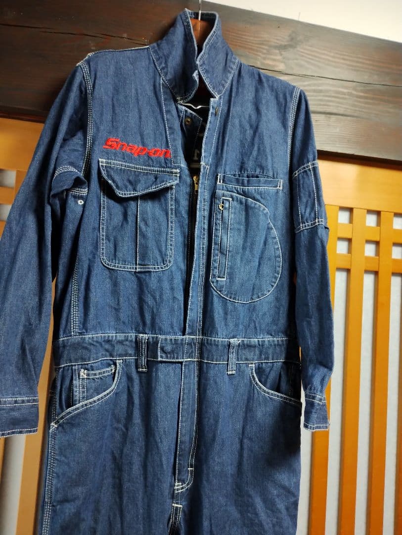Snap-on デニムオーバーオール・つなぎ