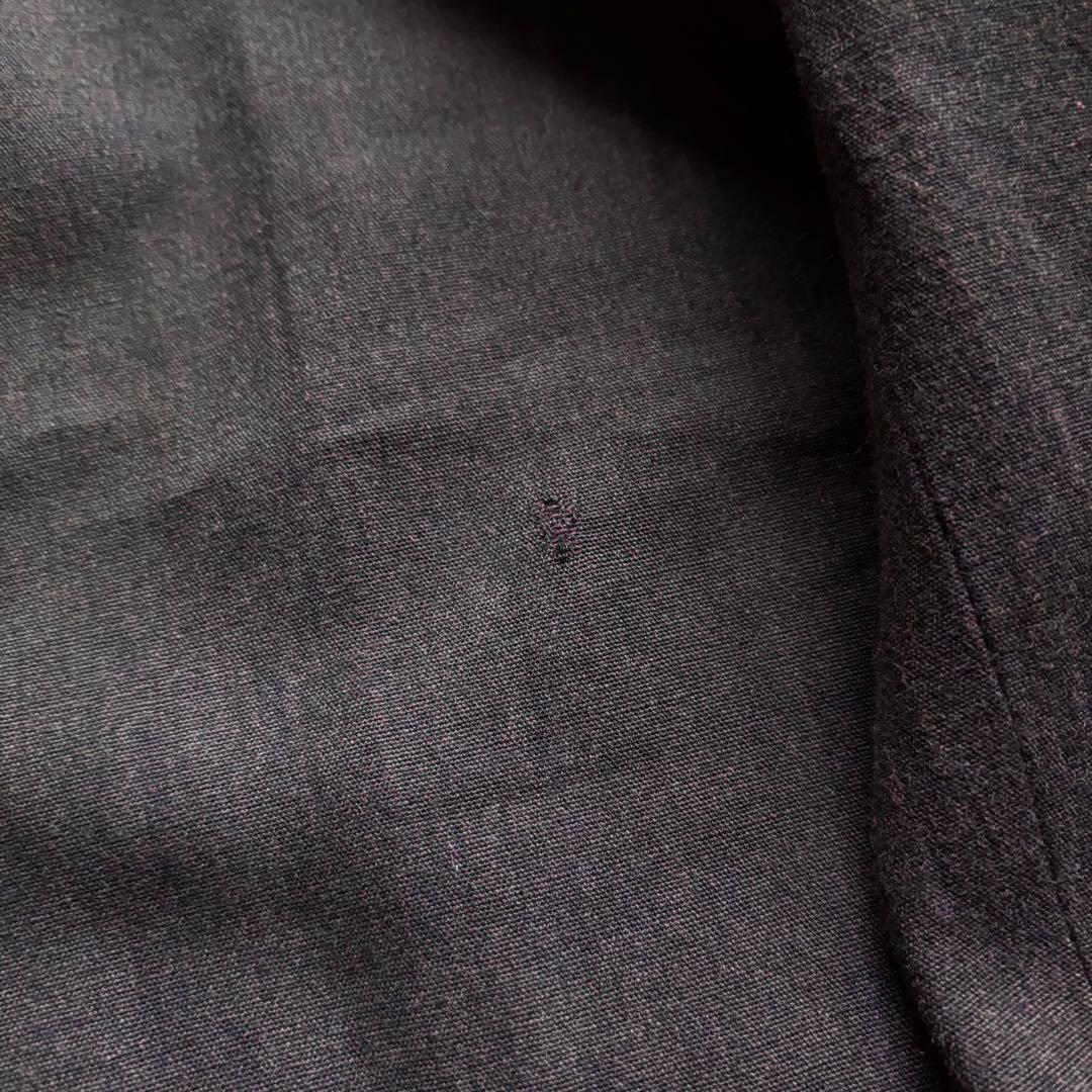 パンツ 90s EURO label 4-tuck cotton wide slacks