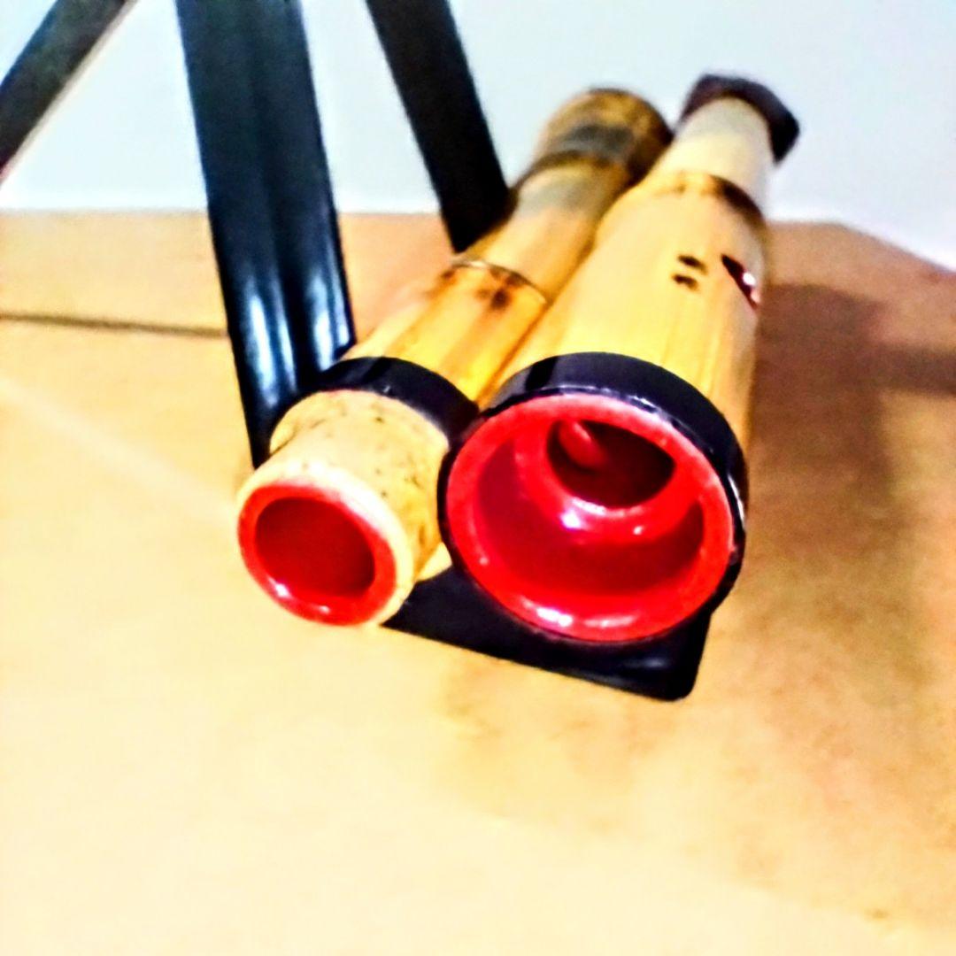 琴古流　胡蝶　尺八　完全調律管　合竹　唄口銀　(株）ワダ楽器