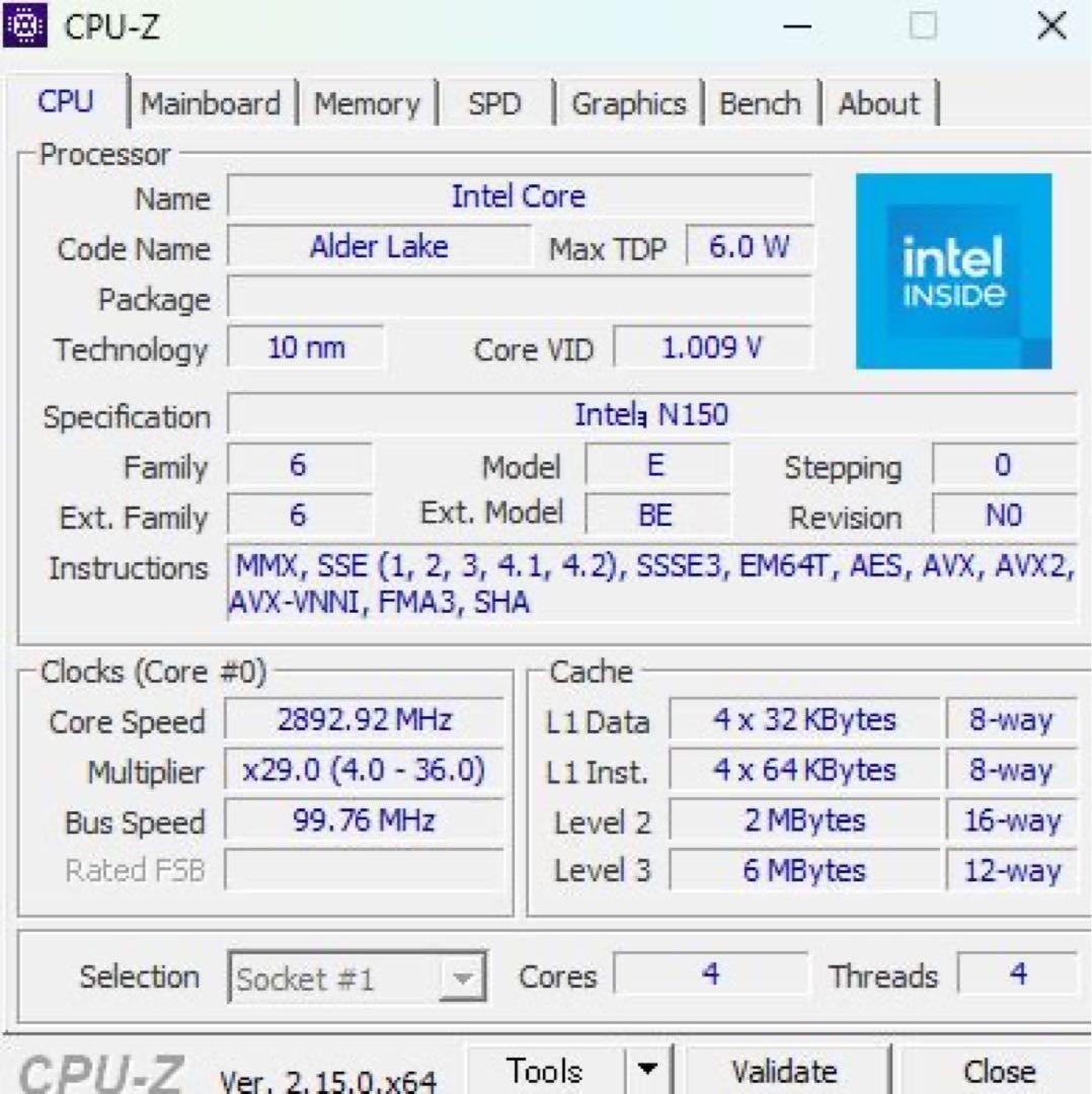 使用時間僅か Mini PC N150搭載