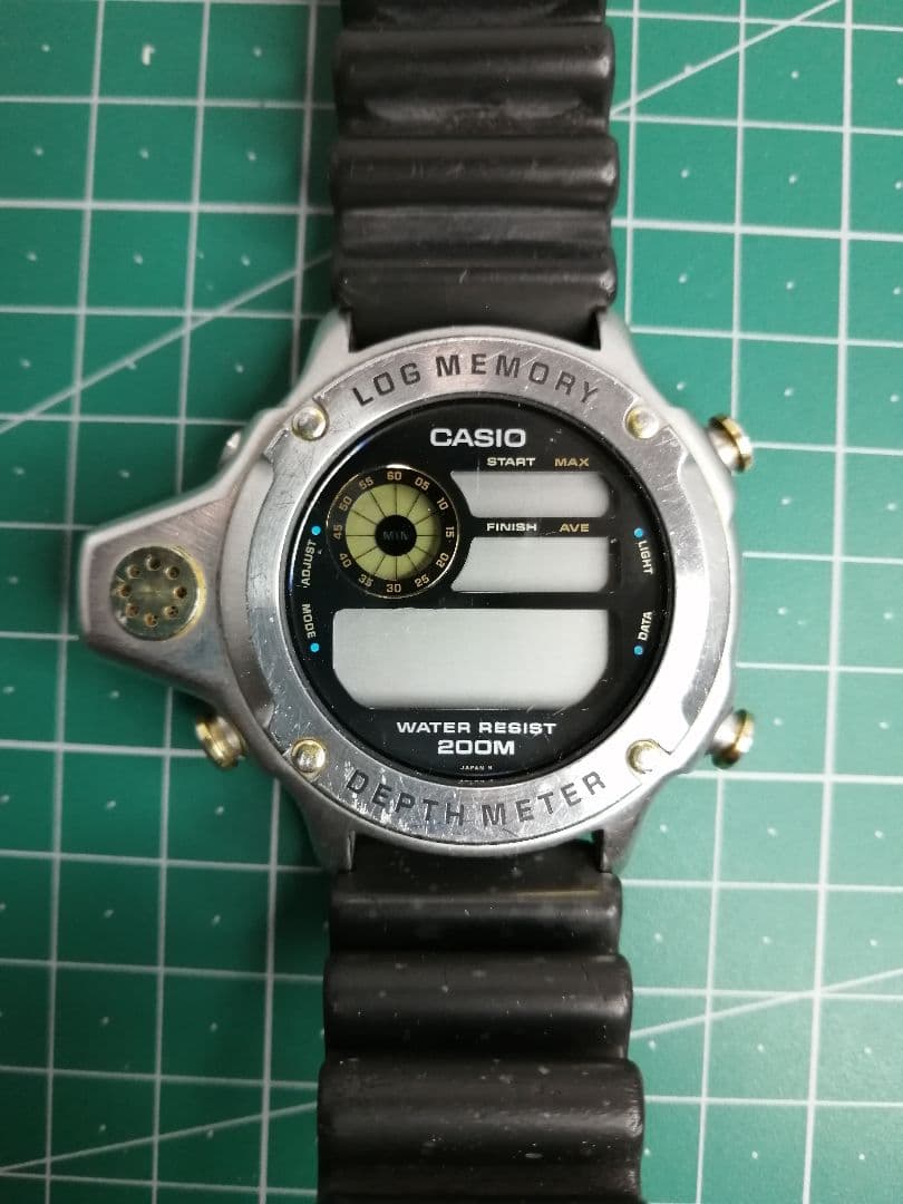 カシオ　潜水王　DEP-500 電池切れ　ジャンク　フロッグマン