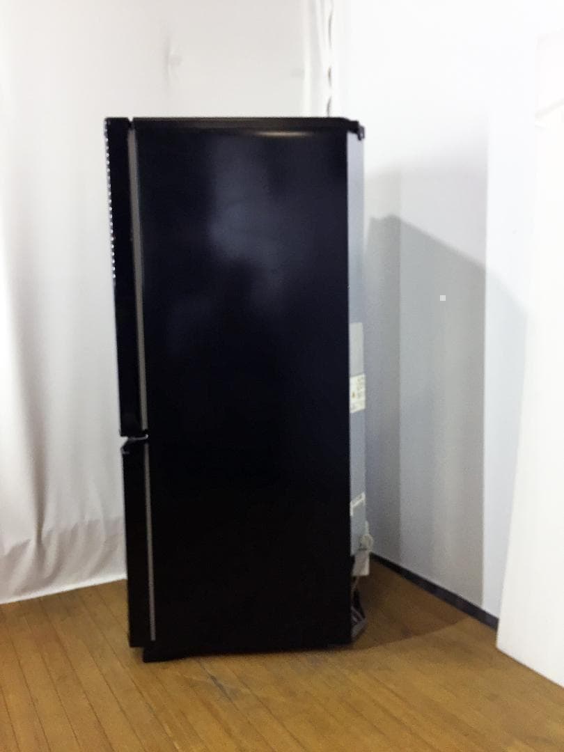 ◆三菱 146L ラウンドカット 2ドア冷蔵庫 ブラック 黒【♦MR-P15T】
