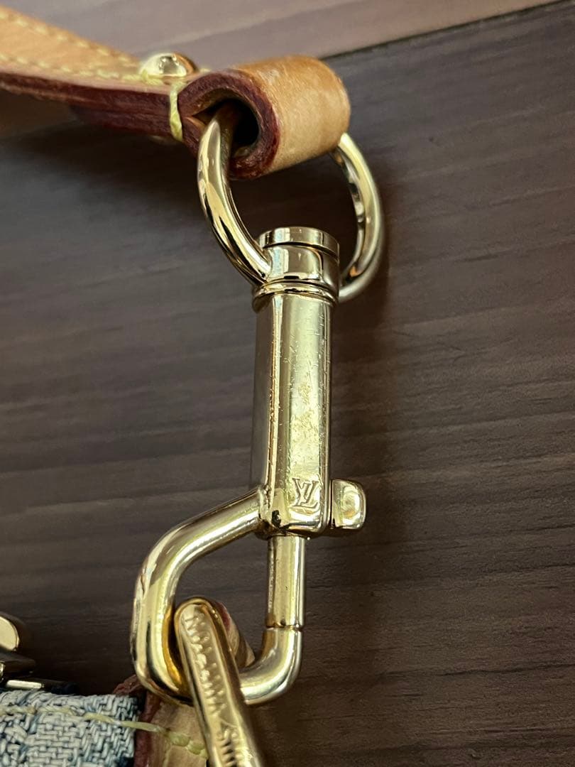 ルイヴィトン　パウチィ　デニム　バッグ