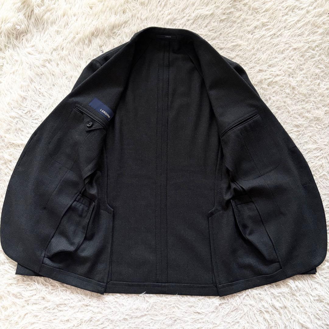 <23年モデル 極美品>LARDINI 新ロゴ ウール 3ピース サイズ44
