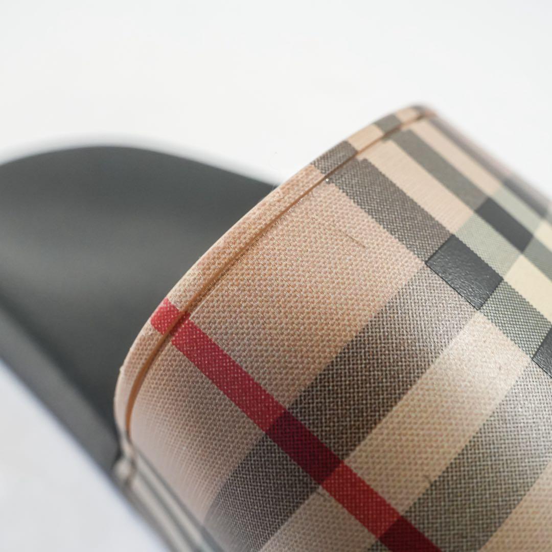 ☆極美品☆ 現行 バーバリー スライド サンダル ノバチェック 40サイズ