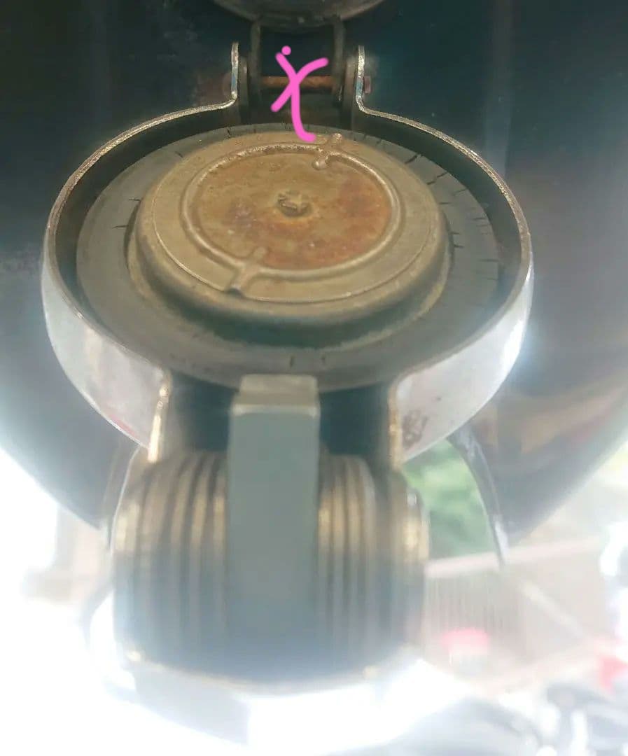 スズキ GT380 ガソリン タンク キャップ GT550 サンパチ 当時物