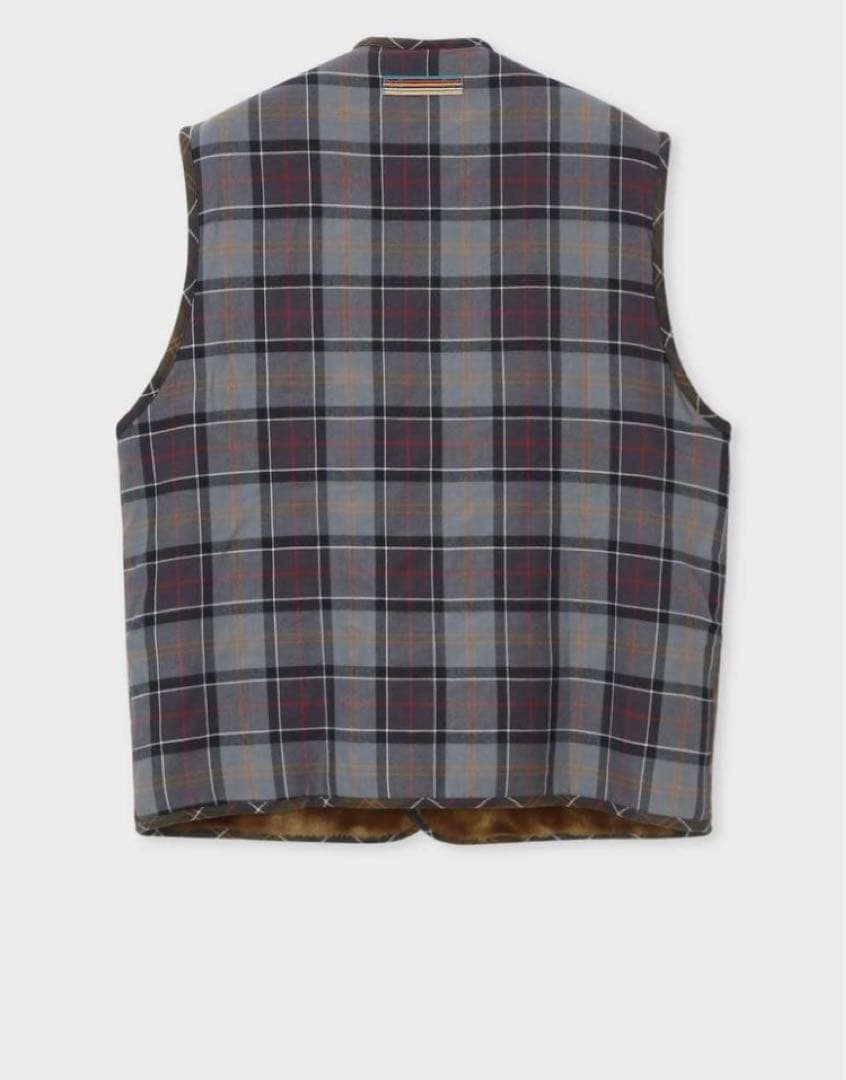 Paul Smith Loves Barbour タータンチェックベスト　36