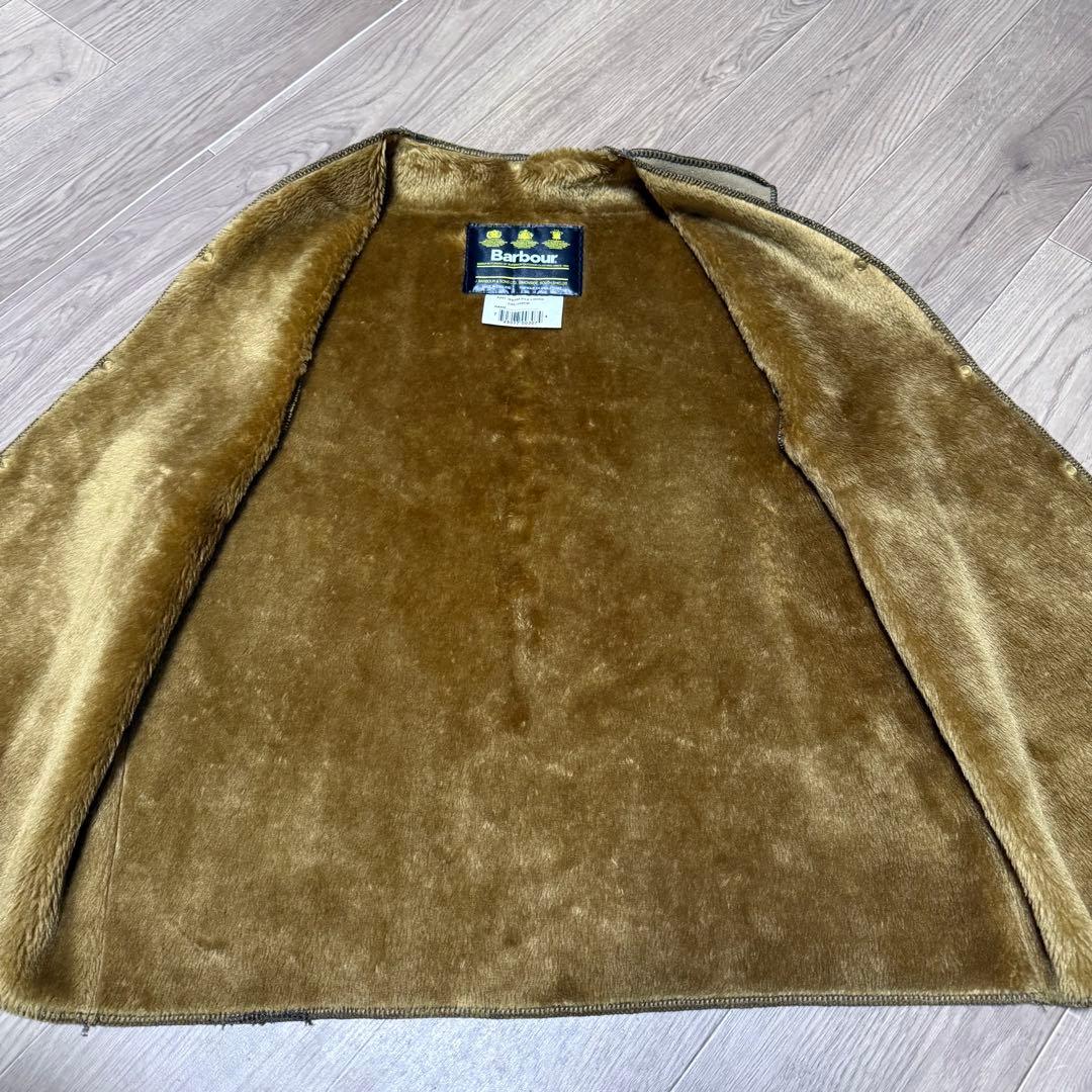 【ミント】C40 Barbour バブアー A297 ライナー パイルライニング