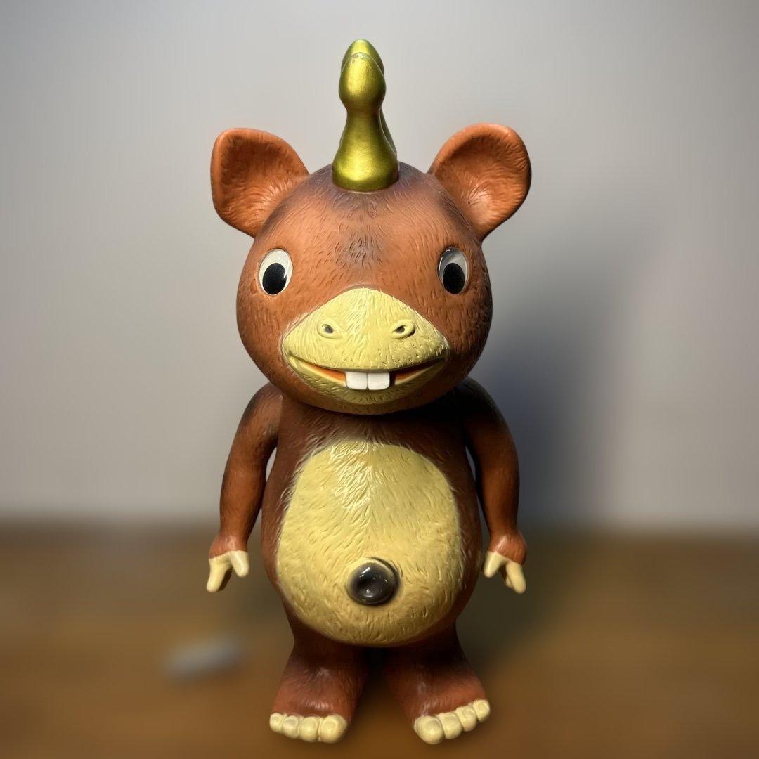 快獣ブースカ　イヌクマ　特大サイズ　ソフビ