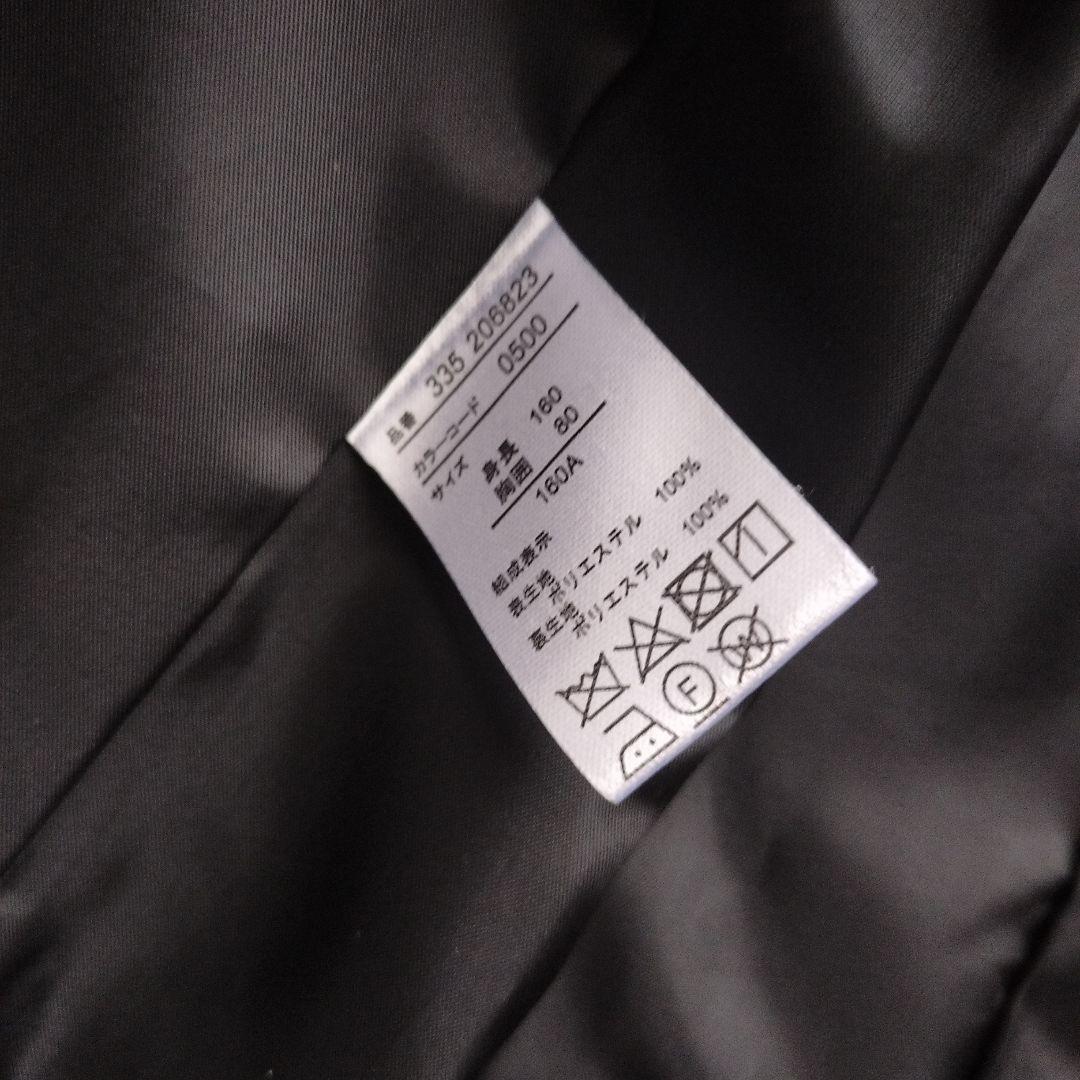 ヒロミチナカノ卒服女の子パンツスーツ　ブラック　ボウタイ　リボン　ブローチセット