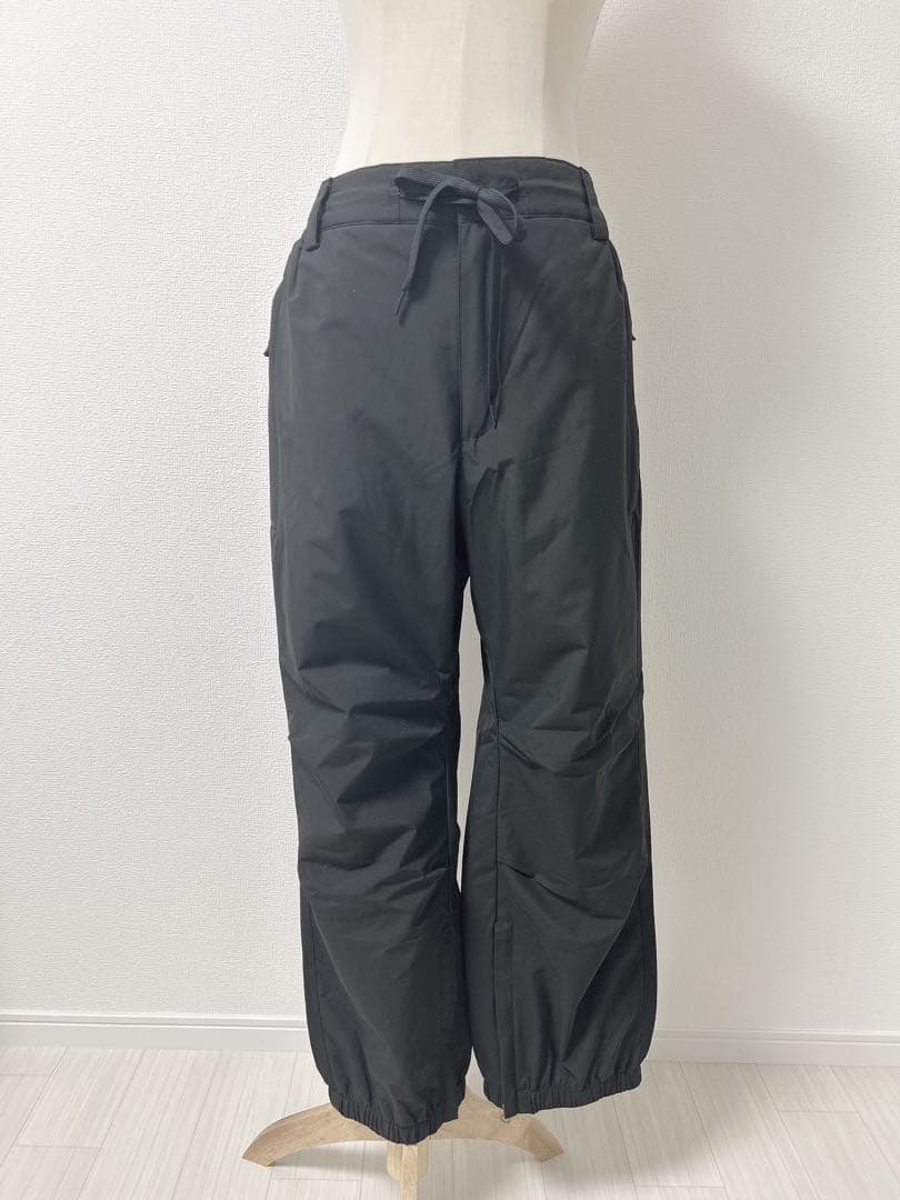 PONTAPES スノーボードウェア ユニセックス 上下セット 白 黒 グレー