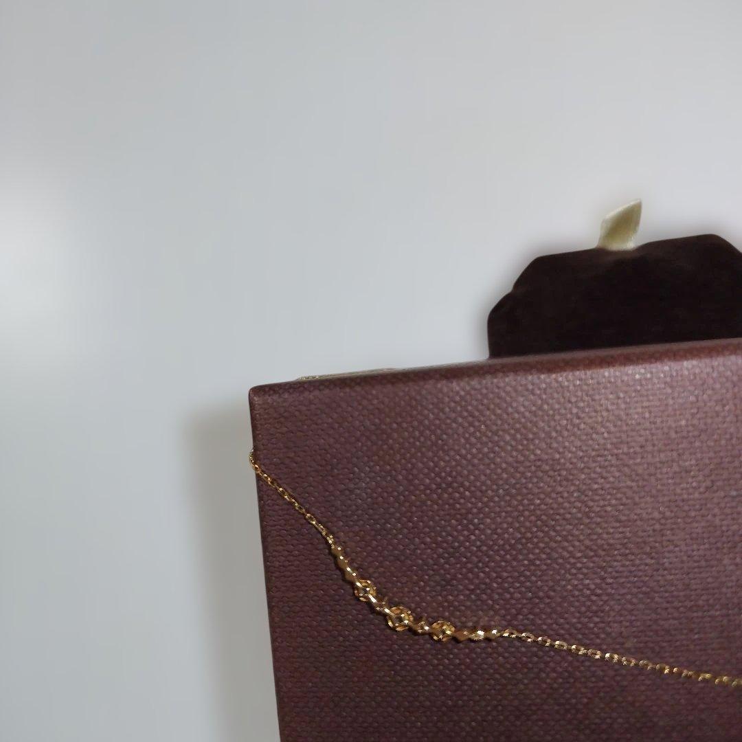 agete 限定 ネックレス K18 ダイヤ