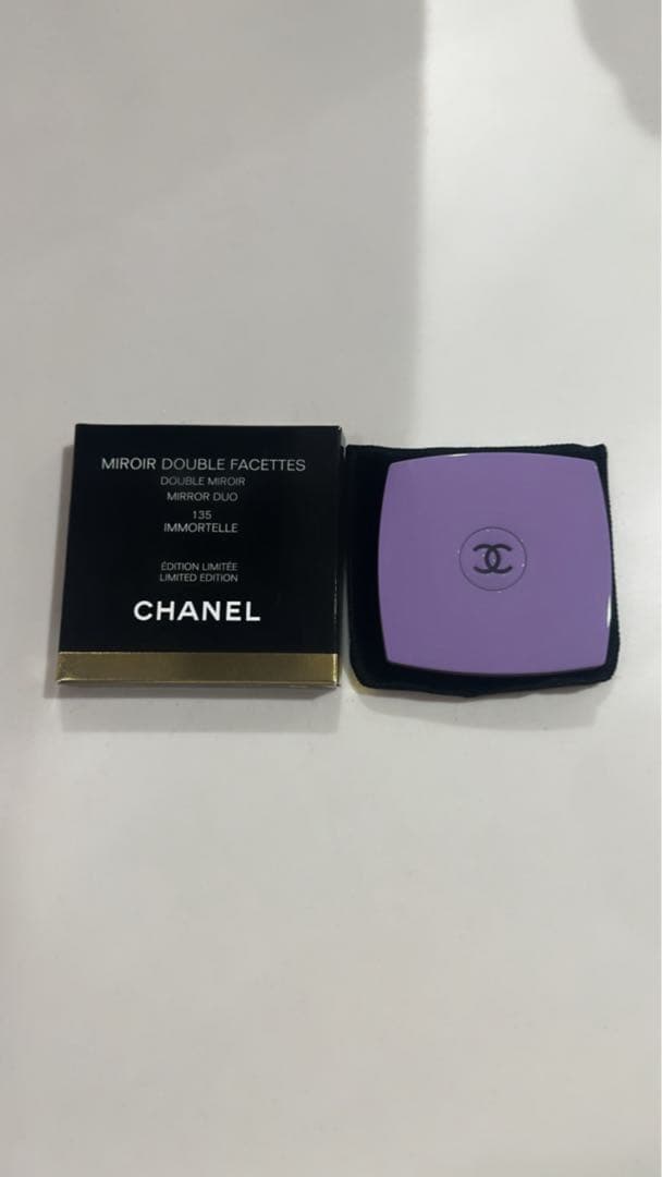新品未使用品　CHANEL ミロワール ミラー　ライラック