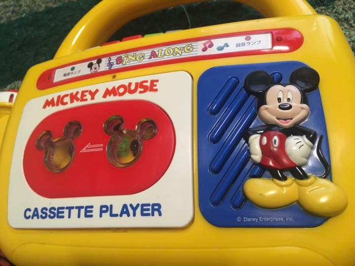 ツクダオリジナル ミッキーマウス ラジカセ SING ALONG